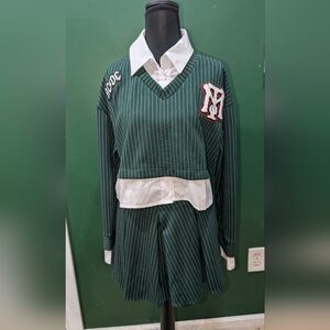 NWT Preppy/Academia 2 Piece Skirt Set